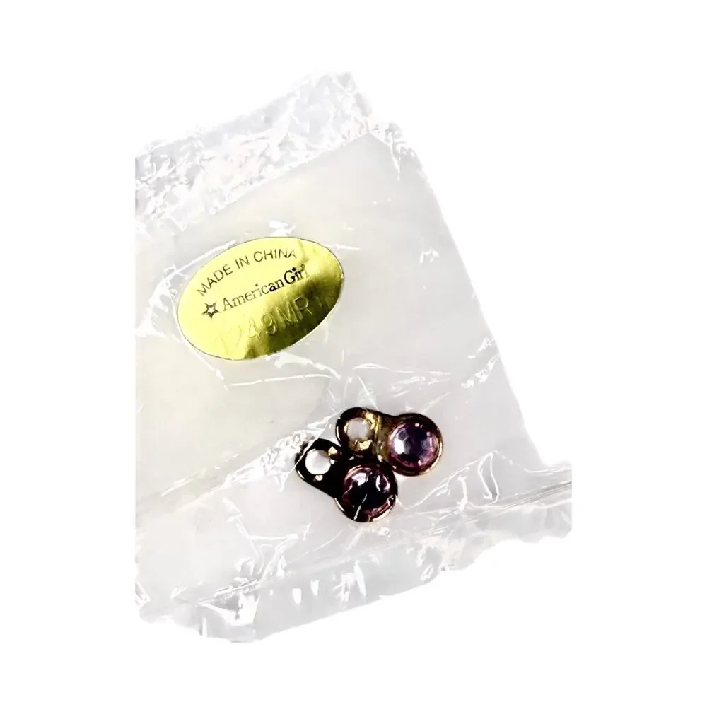 American Girl Elizabeth Accessories Doll Pearl Necklace Pinner Cap Earrings Fan